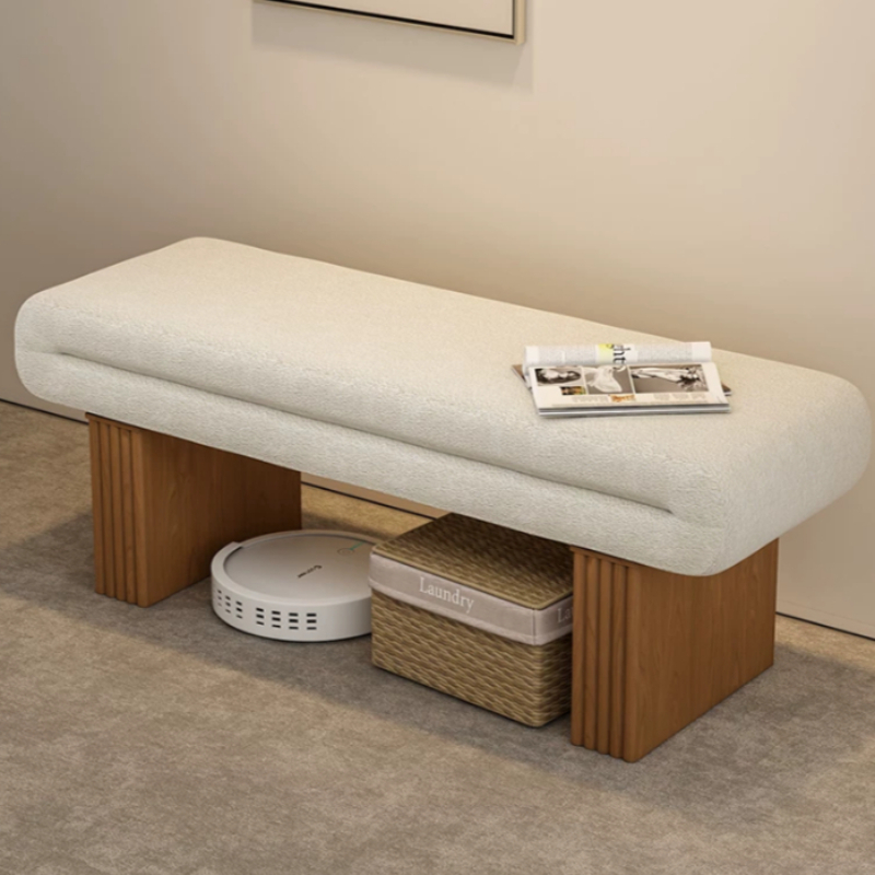 Outdoor Furniture Italian - Banqueta Retrô de Madeira Maciça para