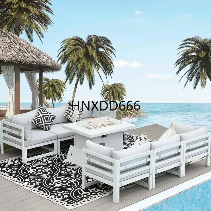 Outdoor Furniture And Fire Pit - Conjunto de conversação para pátio externo