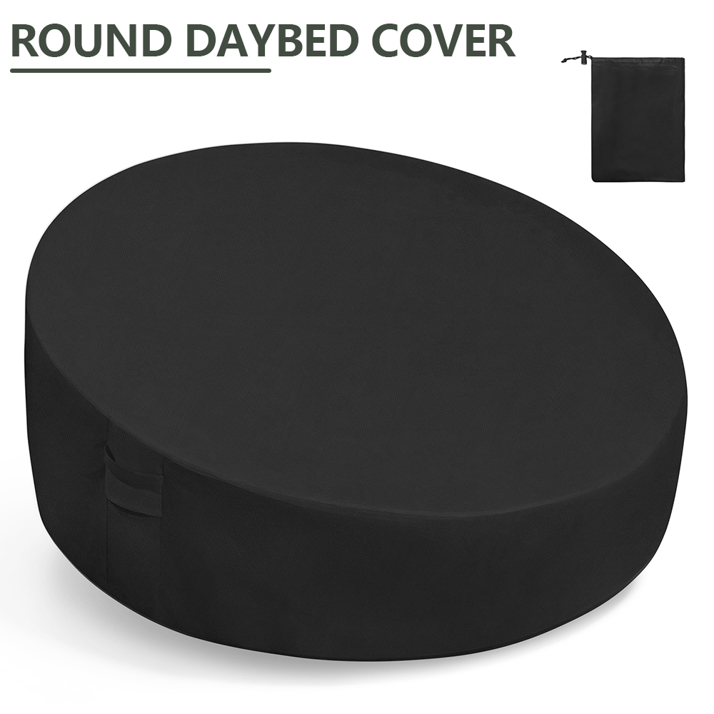 Outdoor Daybed Furniture - Capa Redonda para Espreguiçadeira 210D em