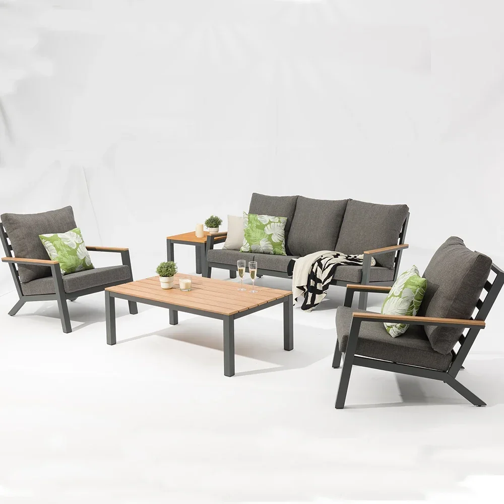 Outdoor Furniture Italian - Sofá italiano de alumínio para exterior,