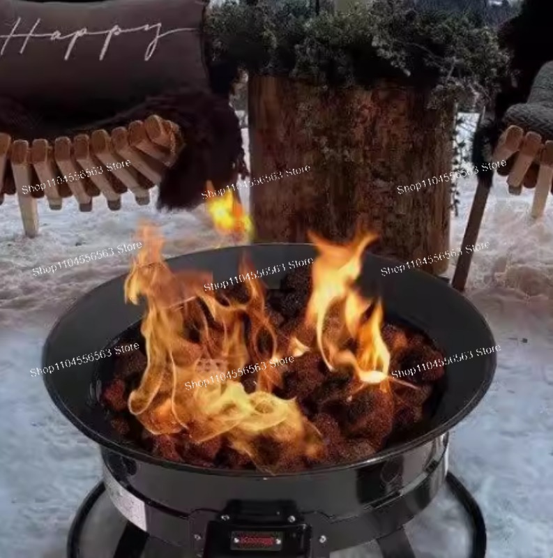 Outdoor Furniture And Fire Pit - Fogueira Portátil a Gás Propano 58.000