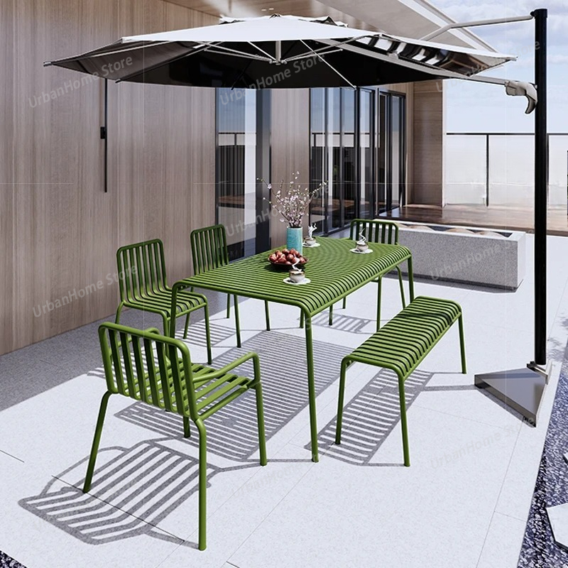 Outdoor Furniture Gazebo - Conjunto de Mobiliário de Jardim Moderno
