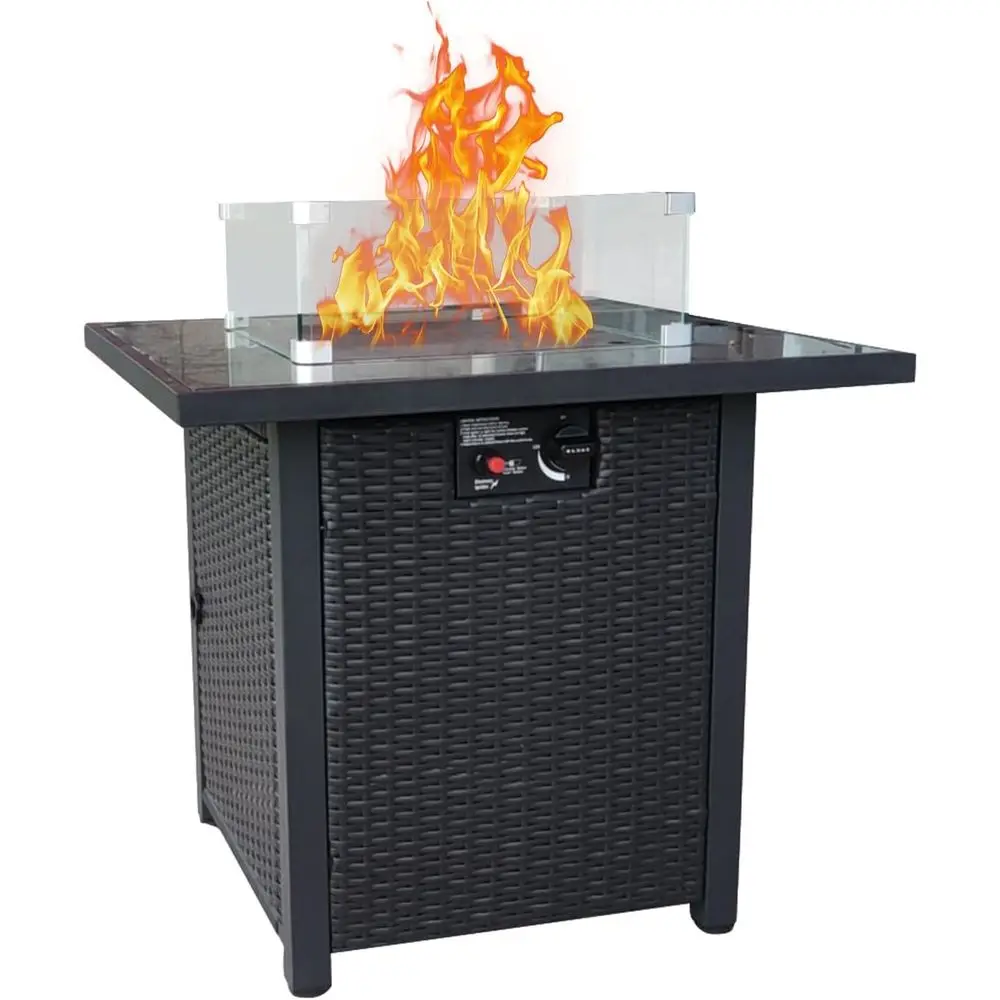 Outdoor Furniture And Fire Pit - Conjunto de Móveis de Pátio em