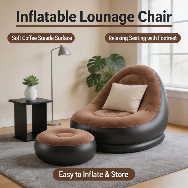 Outdoor Daybed Furniture - Sofás Infláveis, Cadeira Reclinável Dobrável, Sofá-Cama