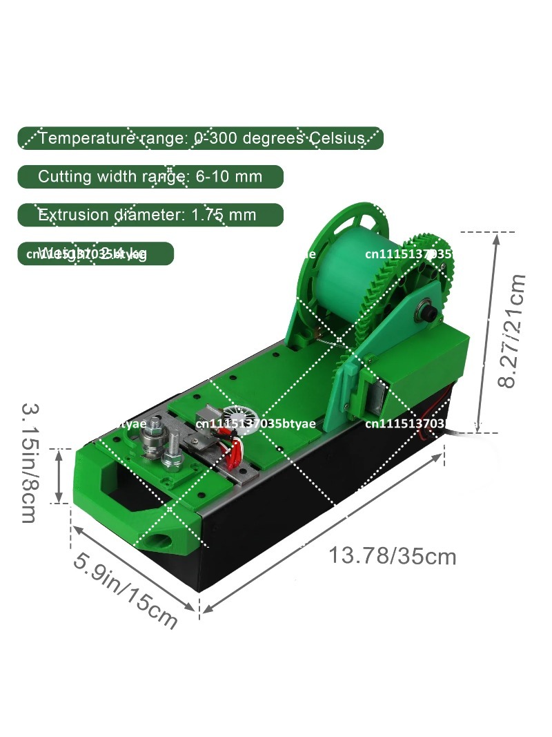 Outdoor Furniture Recycled Plastic - Máquina Extrusora de Filamento para Impressão
