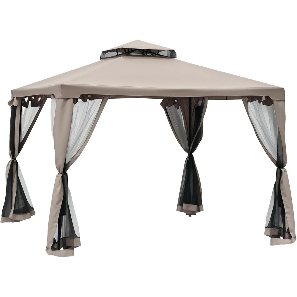 Outdoor Furniture Gazebo - Gazebo para pátio de 9,6' x