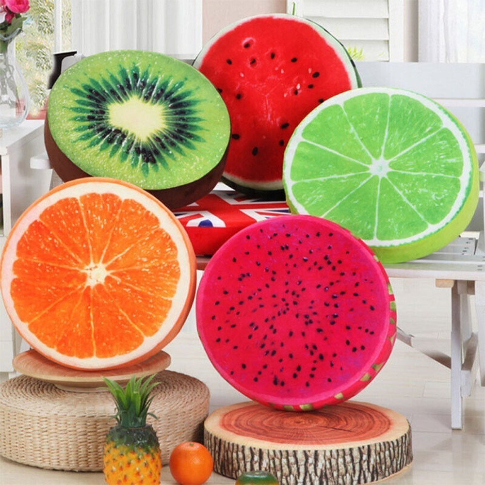 Outdoor Furniture Pads - Almofadas de Assento Redondas Divertidas para