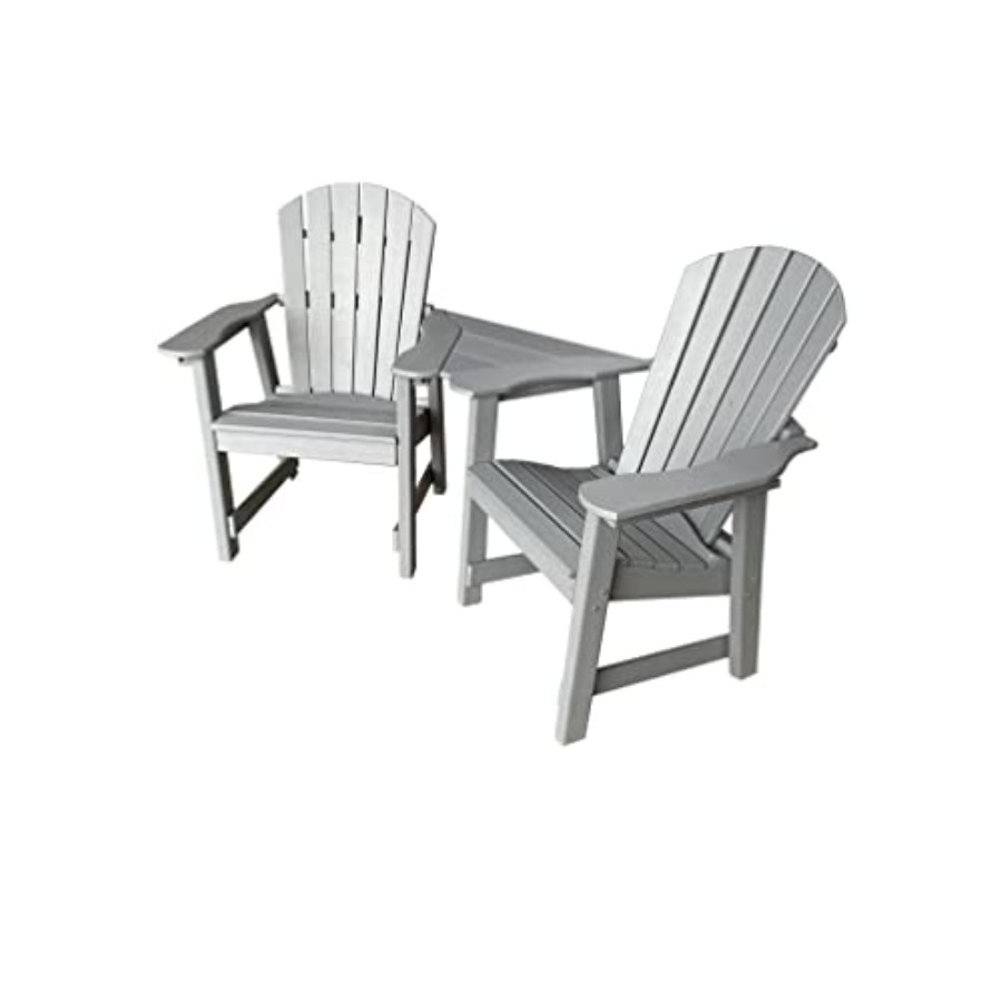Outdoor Furniture Recycled Plastic - Conjunto de Mesa de Jantar com