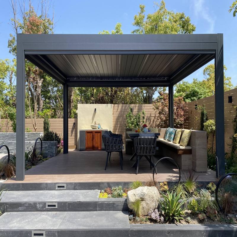Pergolado de Alumínio Luxuoso  - Outdoor Furniture Gazebo avaliação e preço