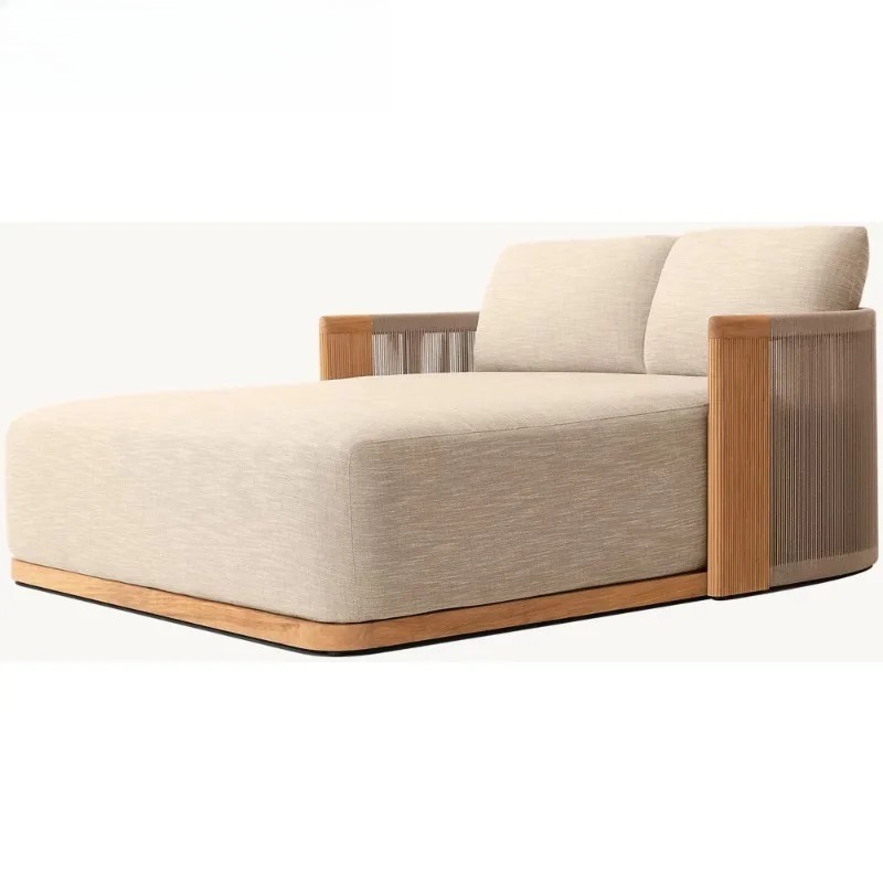 Espreguiçadeira Dupla de Teca  - Outdoor Daybed Furniture avaliação e preço