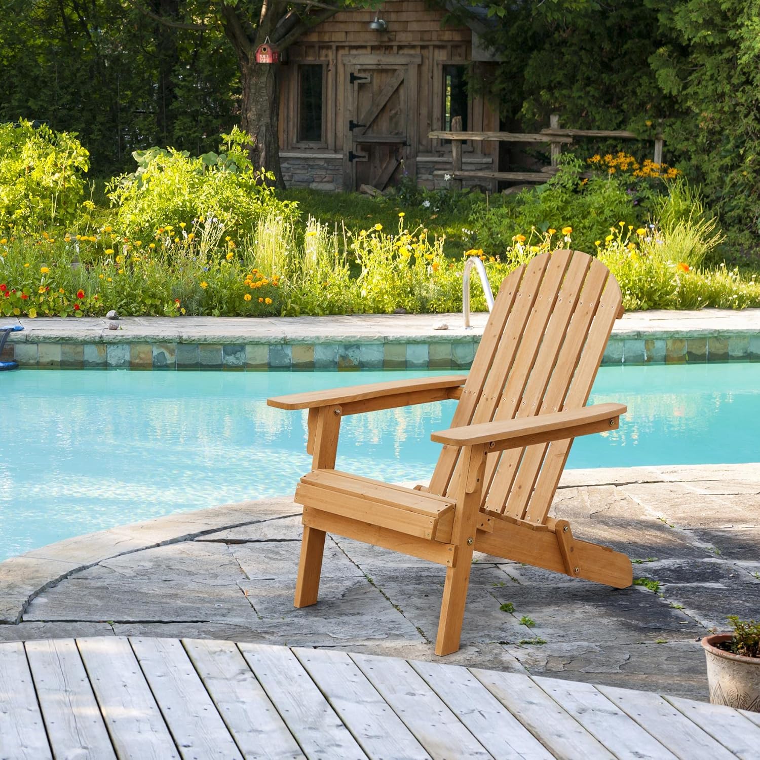 Conjunto de 2 Cadeiras Adirond - Outdoor Furniture And Fire Pit avaliação e preço
