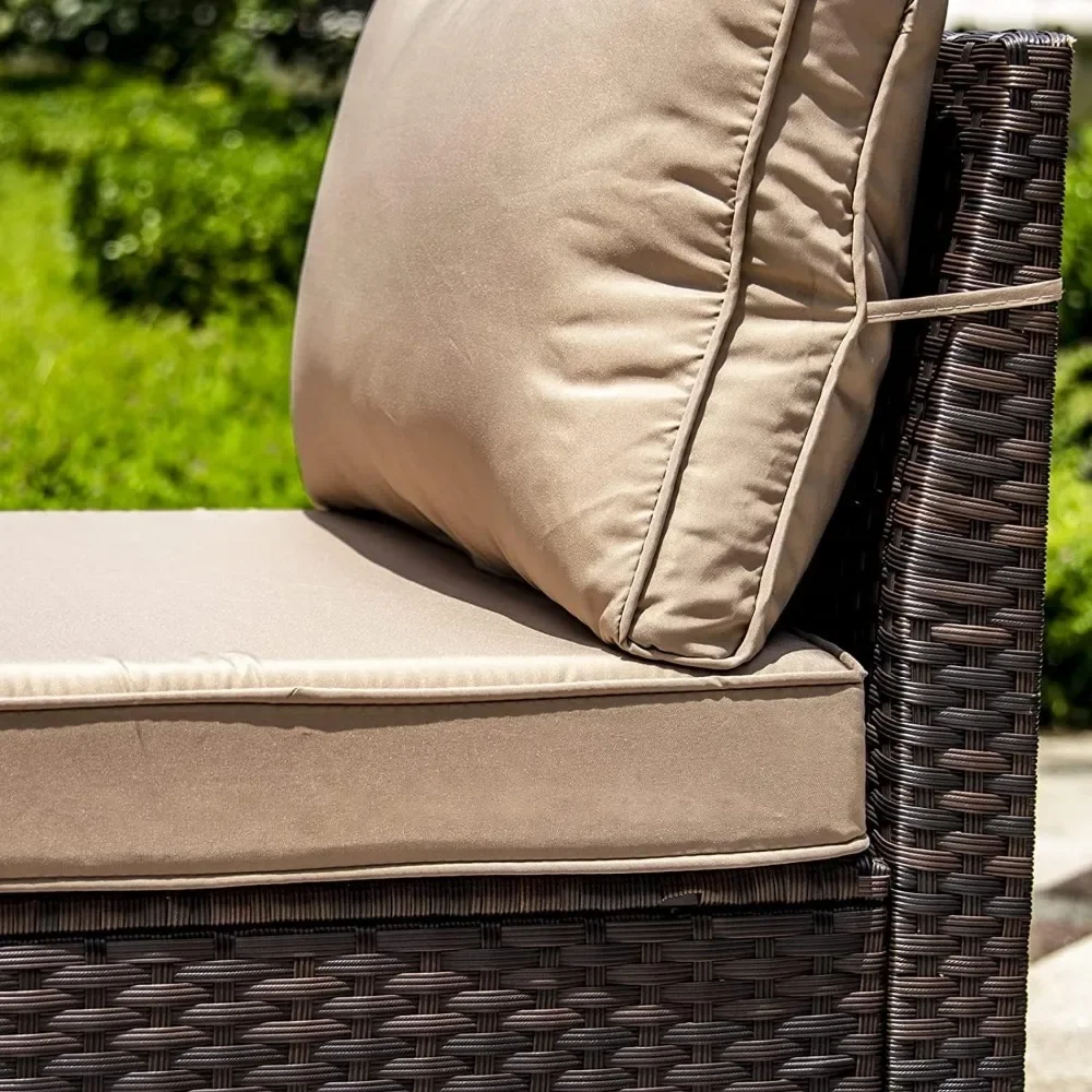 -Conjunto de móveis de pátio c - Outdoor Furniture And Fire Pit avaliação e preço
