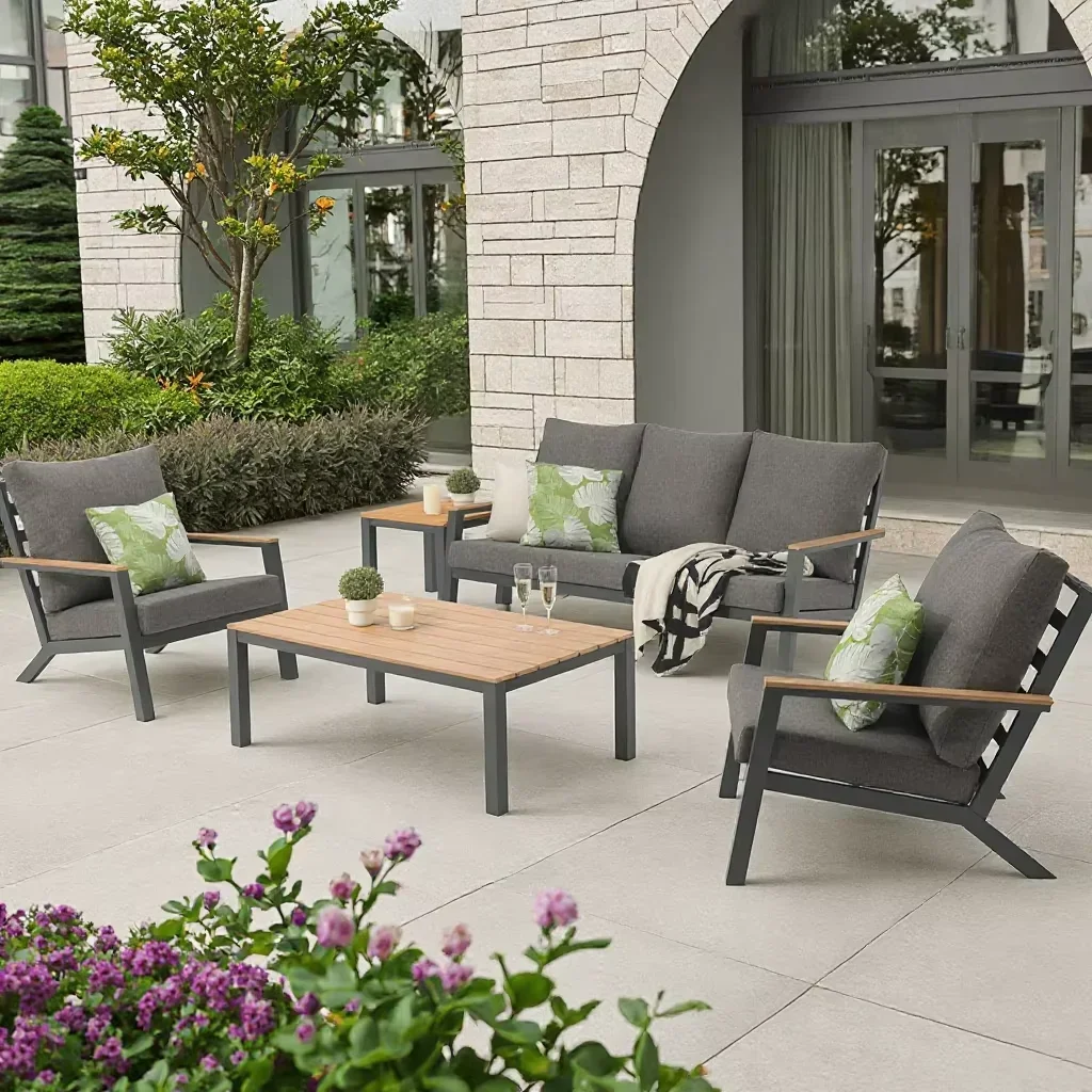 Sofá italiano de alumínio para - Outdoor Furniture Italian avaliação e preço