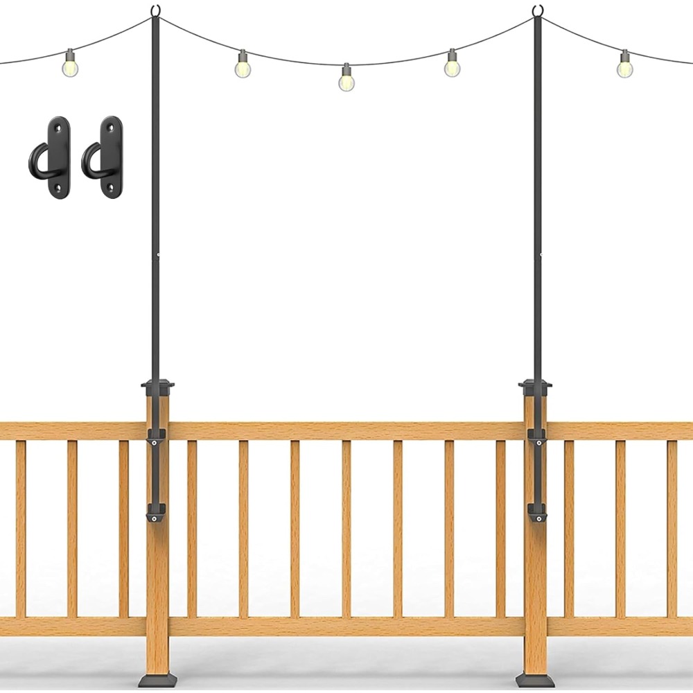 Pacote de 2 postes de luz de c - Outdoor Furniture Set avaliação e preço