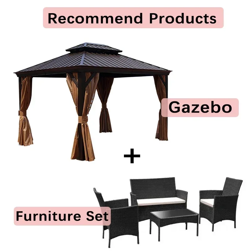 l Móveis de jardim personaliza - Outdoor Furniture Gazebo avaliação e preço