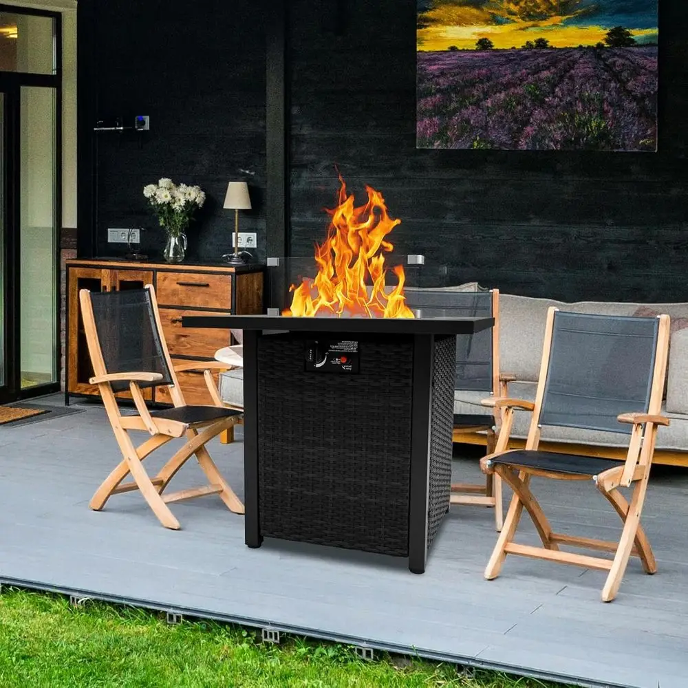 Conjunto de Móveis de Pátio em - Outdoor Furniture And Fire Pit avaliação e preço