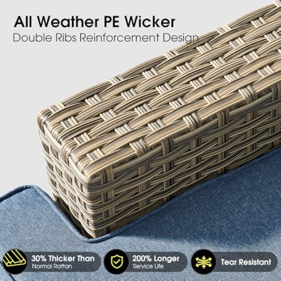 Conjunto de Móveis de Pátio Ex - Outdoor Furniture And Fire Pit avaliação e preço