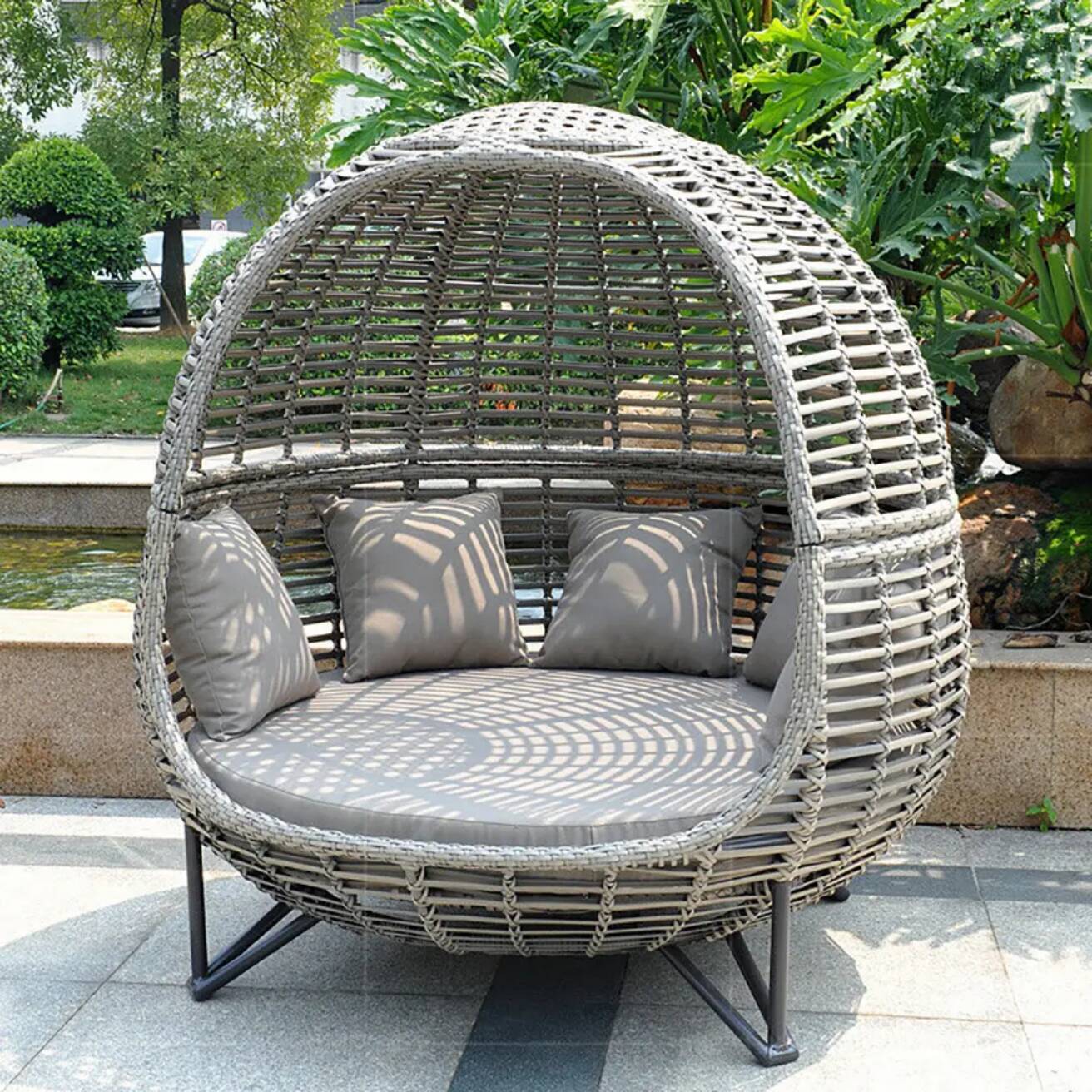 Espreguiçadeira Nórdica para P - Outdoor Daybed Furniture avaliação e preço