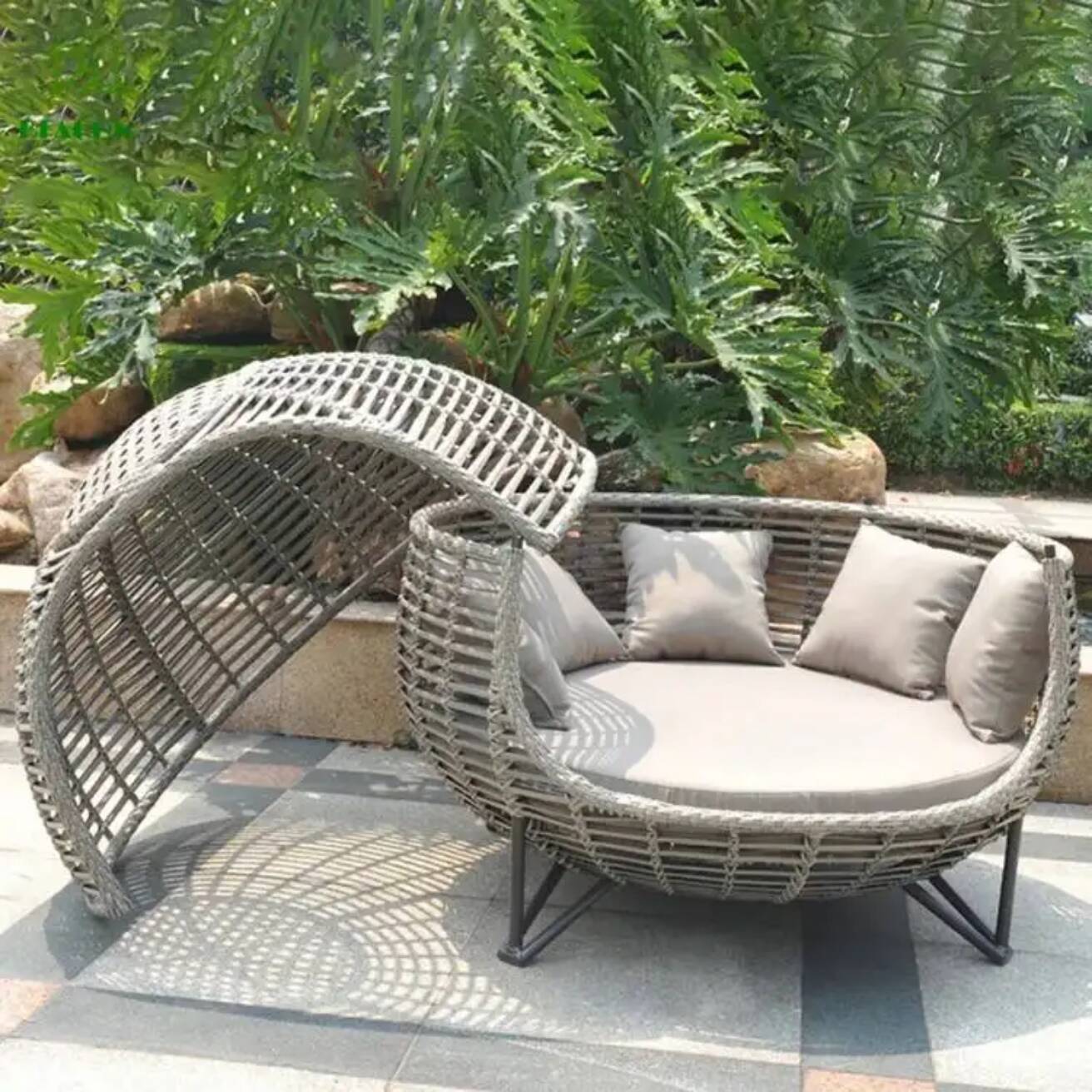Espreguiçadeira Nórdica para P - Outdoor Daybed Furniture avaliação e preço