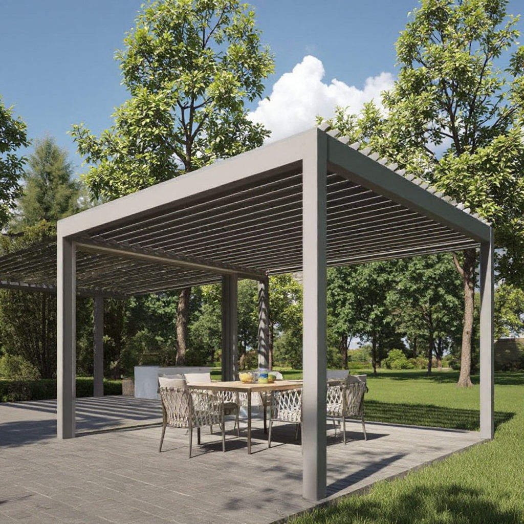 Pavilhão Externo Resistente à  - Outdoor Furniture Gazebo avaliação e preço