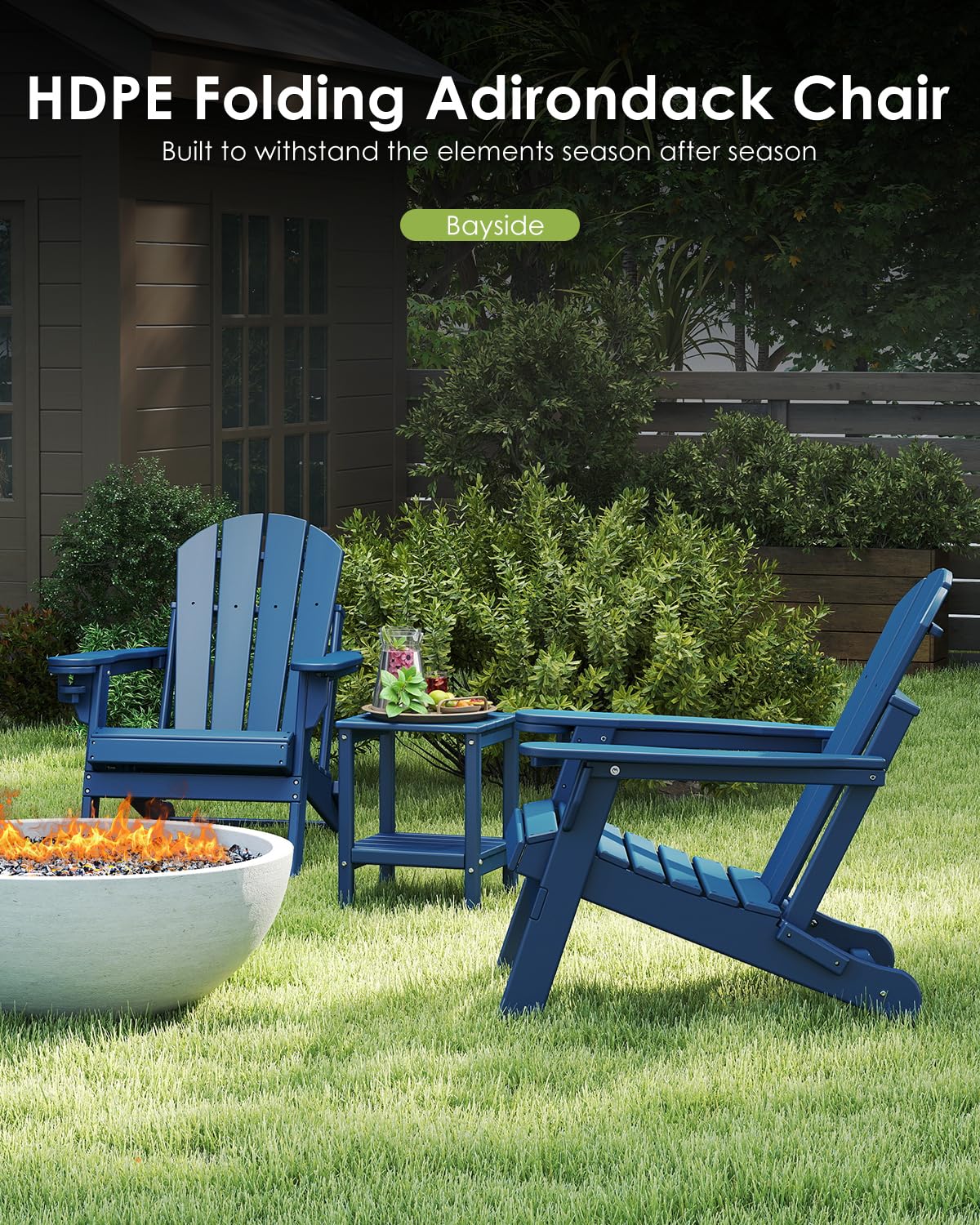 Conjunto de 2 Cadeiras, Dobráv - Outdoor Furniture And Fire Pit avaliação e preço