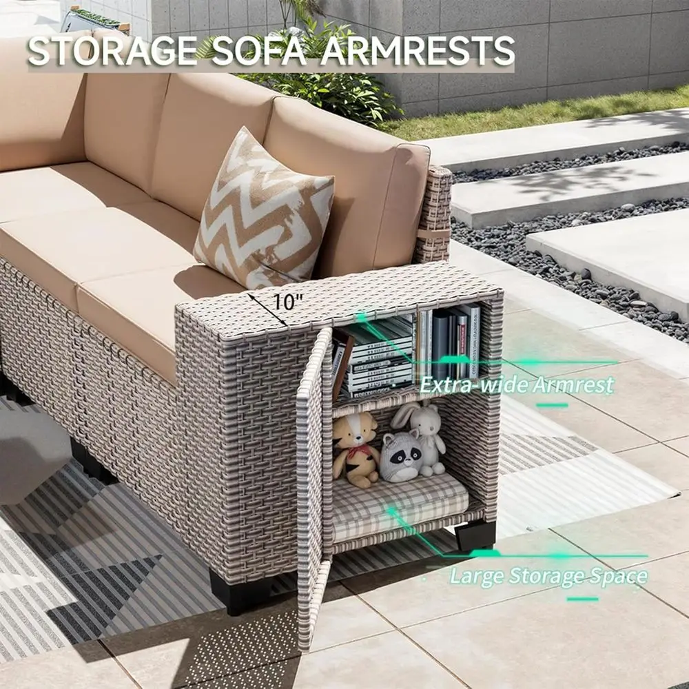 Conjunto de Móveis para Pátio  - Outdoor Furniture And Fire Pit avaliação e preço