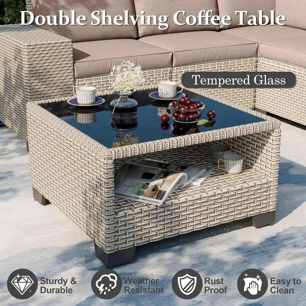 Conjunto de Móveis para Pátio  - Outdoor Furniture And Fire Pit avaliação e preço
