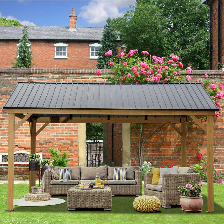 Gazebo de Alumínio para Exteri - Outdoor Furniture Gazebo avaliação e preço