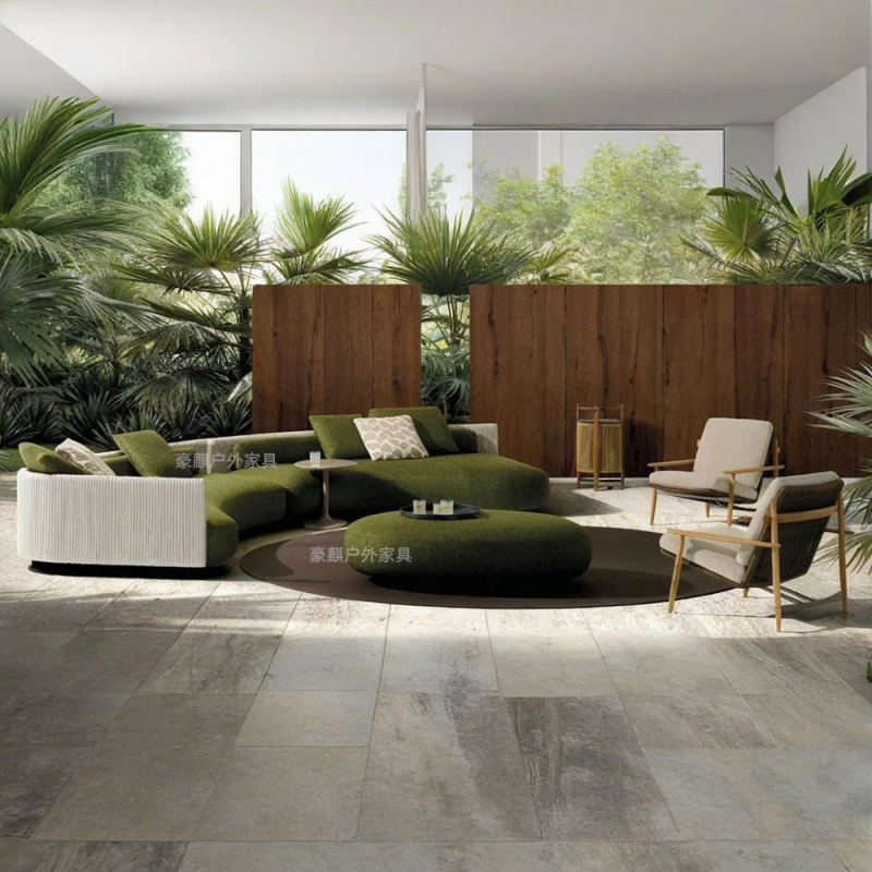 Conjunto de Sofás de Vime ao A - Outdoor Furniture Italian avaliação e preço